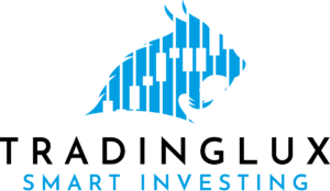Logo mit Schrift: Tradinglux Smart investing